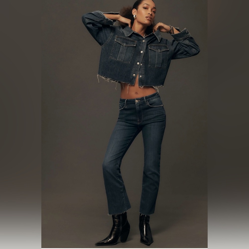Frame Denim Le crop mini boot jeans